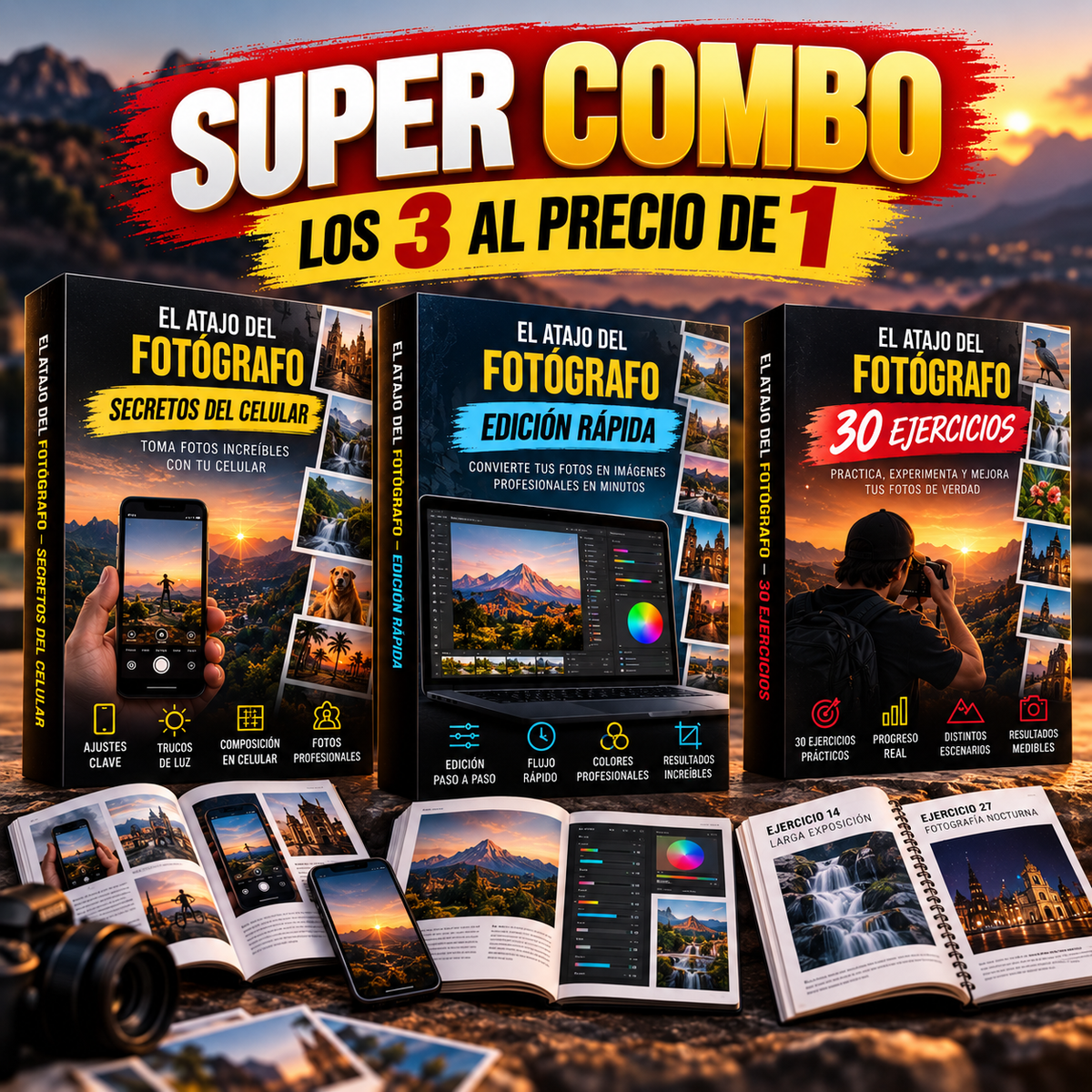SOLO HOY SUPER PACK‼️Los 3 de abajo por el precio de 1